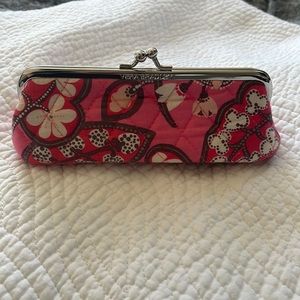 Vera Bradley Kisslock Case Blush Pink